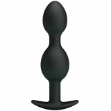 Pretty Love kulki analne silikonowe 12,5 cm, czarne