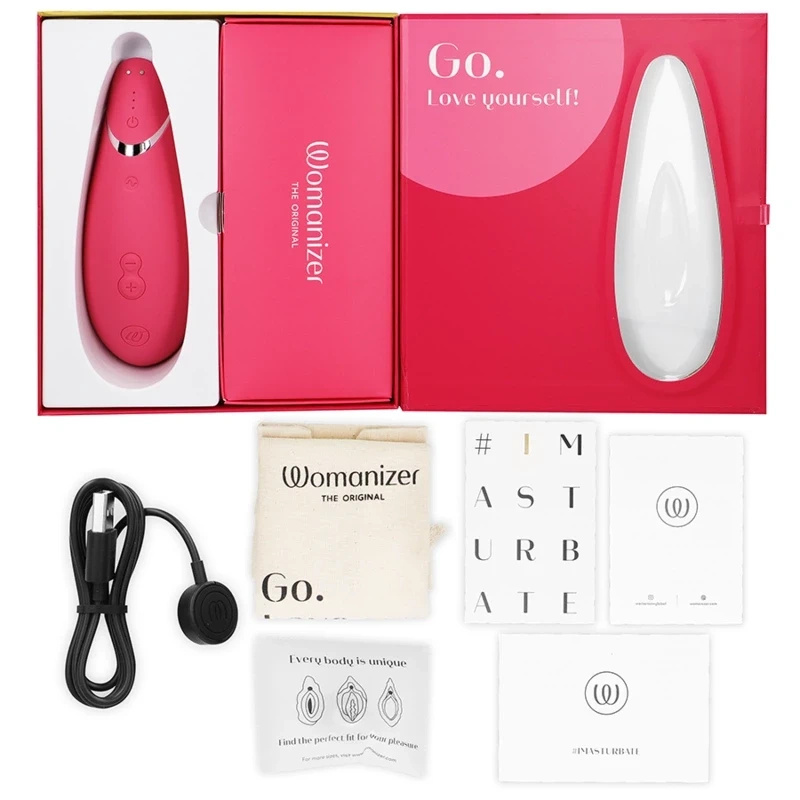 Womanizer Premium 2 malinowy – zaawansowany stymulator z technologią Smart Silence