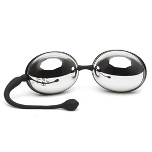Fifty Shades of Grey Inner Goddess Jiggle Balls – kulki gejszy czarno-srebrne, 67 g
