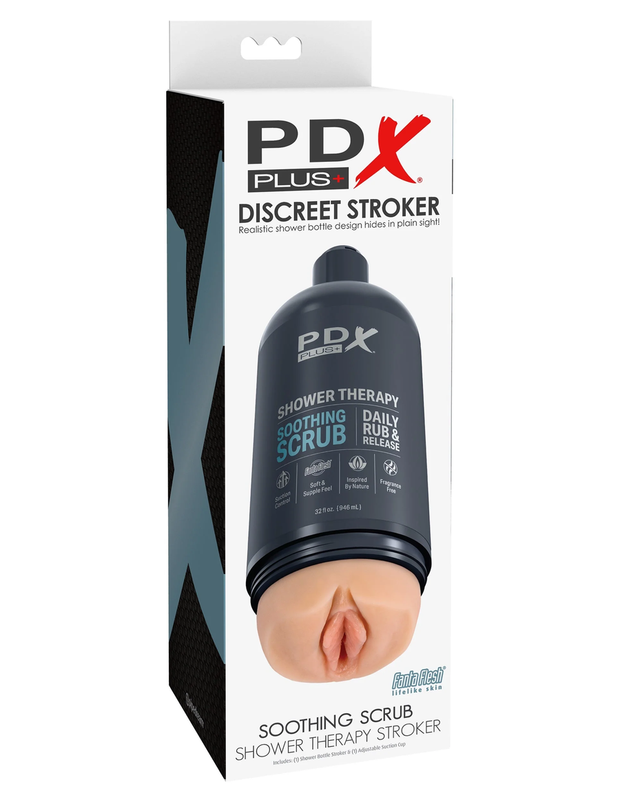 Masturbator Pdx Plus Shower Therapy Soothing Scrub Pipedream