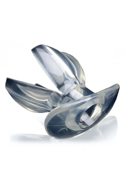 XR Brands przezroczysty ekspander analny z systemem rozchylania, 11 cm