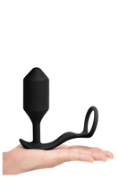 Korek analny Vibrating Snug & Tug Black b-Vibe