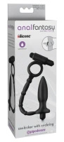 Pipedream Anal Fantasy korek z pierścieniem wibrującym silikonowy 10 cm