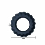 Baile Titan – silikonowy pierścień elastyczny czarny 2 cm