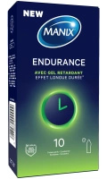 Manix Endurance 10 szt. prezerwatywy z systemem opóźniającym 53 mm