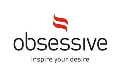 860-SET-3 komplet 2.cz. czerwony - błyszczące detale Obsessive