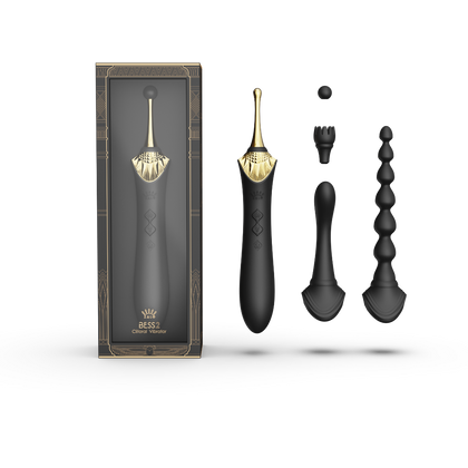 Wibrator Wielofunkcyjny Bess 2 Obsidian Black Zalo