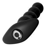 Anal Fantasy Elite kulki analne wibrujące czarne 17 cm