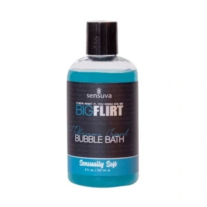 Sensuva Big Flirt płyn do kąpieli z feromonami i olejkami 237 ml