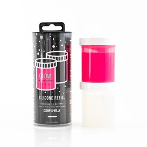Clone A Willy Refill Hot Pink Glow silikon uzupełniający do odlewów, 120 ml