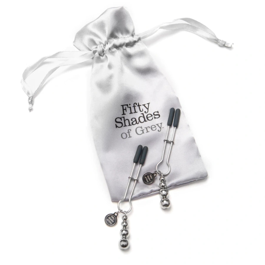 Fifty Shades of Grey The Pinch – zaciski regulowane z metalowym wykończeniem 8,3 cm
