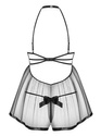 Delishya babydoll i stringi: czarny - wyjątkowa noc Obsessive