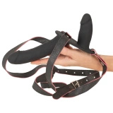You2Toys RC Vibrating Double Strap-On silikonowy, podwójny, z pilotem