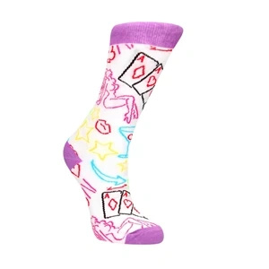 Shots Strip Poker Socks skarpetki damskie rozmiar 36-41 kolorowy wzór