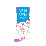 Shots Strip Poker Socks skarpetki damskie rozmiar 36-41 kolorowy wzór