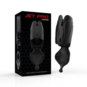 Jamyjob masturbator wibracyjny, silikon, 9 trybów, USB, wodoodporny