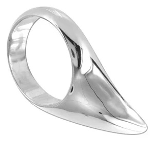 Metal Hard stalowy pierścień intymny 45 mm