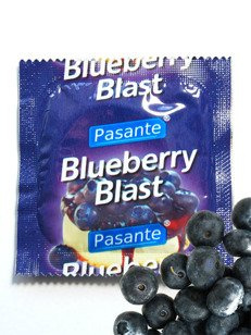 Blueberry Blast - prezerwatywy o smaku jagody (1 szt.)