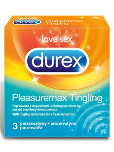 Pleasuremax Tingling - prążkowane z dreszczykiem (3 szt.)