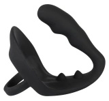 Black Velvets pierścień z korkiem do punktu P, silikonowy, czarny