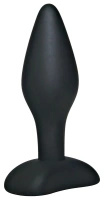 Black Velvets korek analny mały 9 cm silikonowy czarny