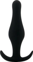 Shots Toys korek analny Small zwężona końcówka 11,7 cm, czarny