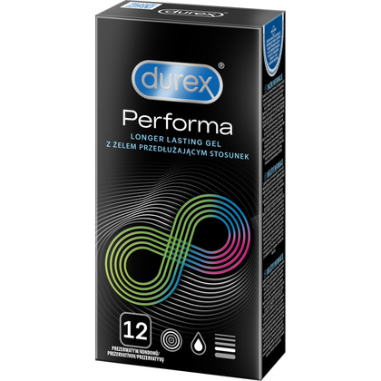 Prezerwatywy Lateksowe Przedłużające Stosunek Performa 12 Szt. Durex