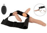 You2Toys RC Vibe zestaw strap-on z uprzężą, 2 końcówkami i wibracjami na pilota