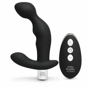 Fifty Shades of Grey Relentless Vibrations masażer prostaty z pilotem, czarny