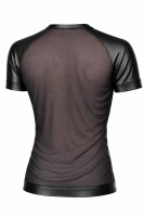 T-shirt Z Siateczki Z Perforowanymi Rękawami Dan Czarny Regnes