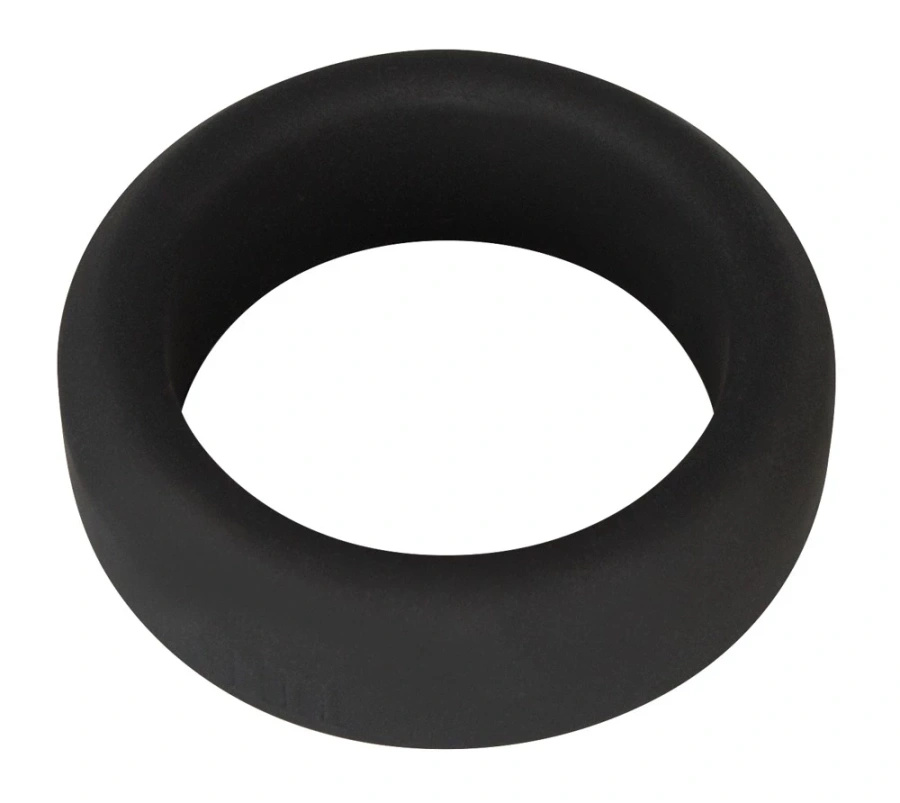 Black Velvets silikonowy pierścień anatomiczny 3,2 cm, czarny