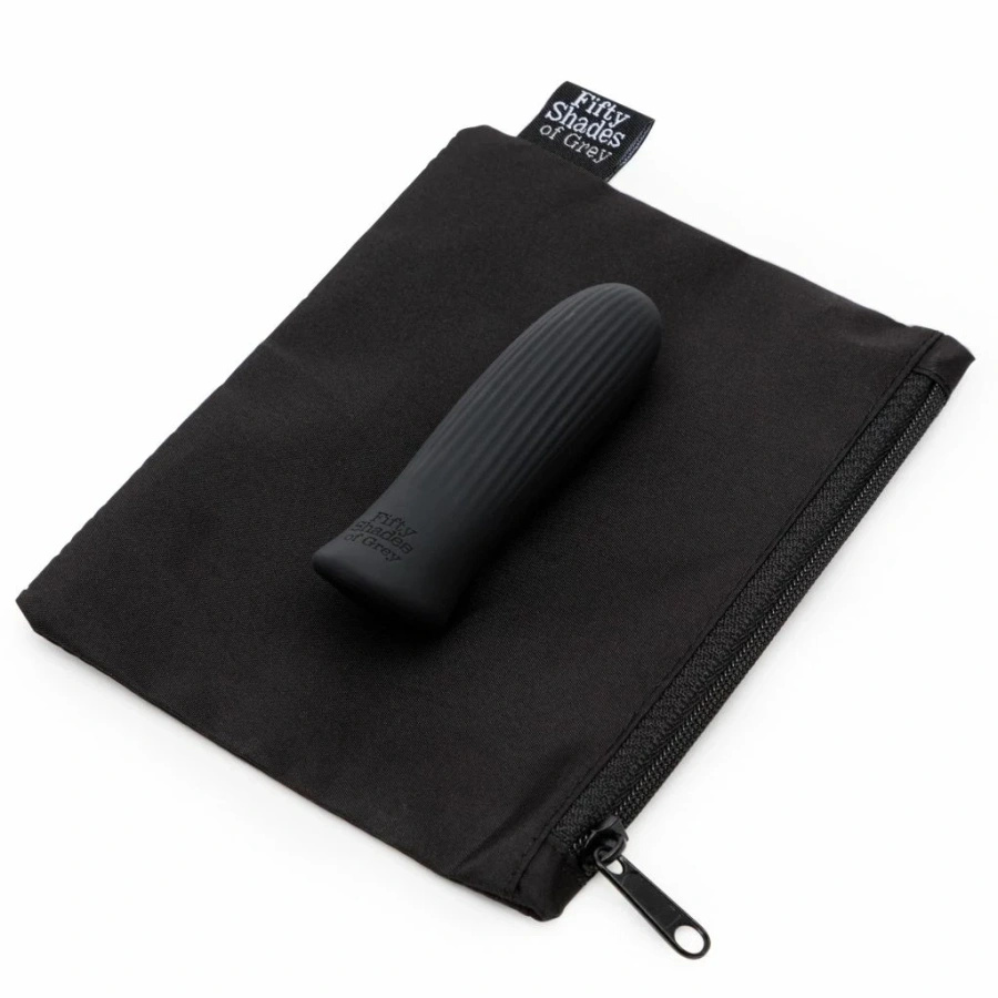 Fifty Shades of Grey Sensation Bullet – mini wibrator silikonowy, czarny