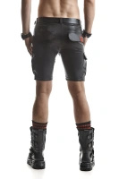 Szorty Cargo Wetlook Lorenzo Czarne Regnes