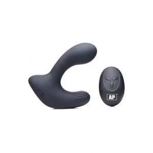 XR Brands P-Pulse silikonowy stymulator prostaty 10 trybów, pilot, czarny