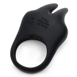 Fifty Shades of Grey Sensation Rabbit Ring wibrujący pierścień erekcyjny, ładowany przez USB