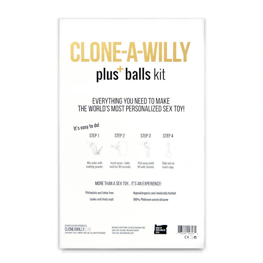 Clone-A-Willy Kit Nude – zestaw do odlewu penisa z anatomiczną podstawą