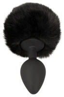 You2Toys Fluffy Tail Black M – korek analny z puszystym ogonem