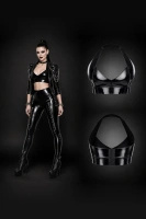 Top Wetlook Z Odkrytymi Plecami Sofia Czarny Demoniq