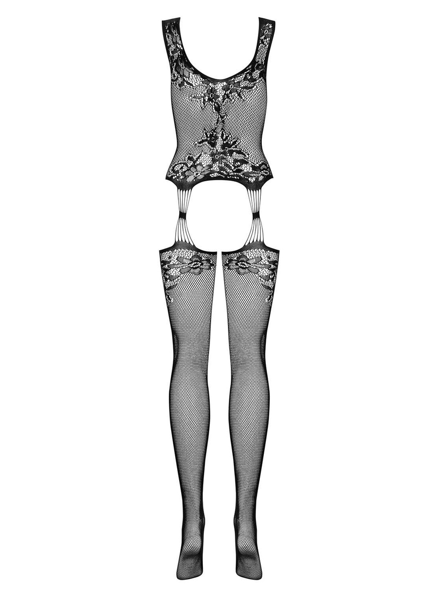 F221 bodystocking czarne – uchyla rąbka tajemnicy Obsessive