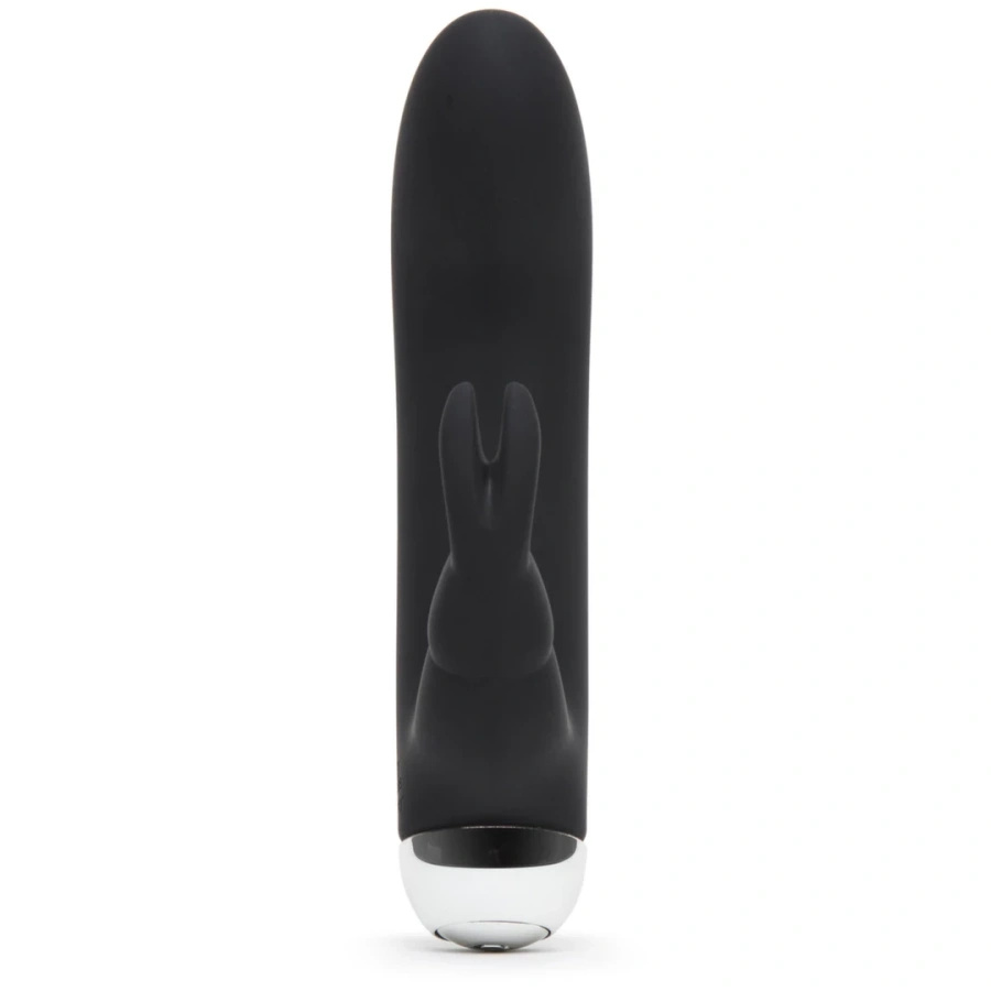 Fifty Shades of Grey Greedy Girl Mini Rabbit – wibrator króliczek USB, czarny, wodoodporny