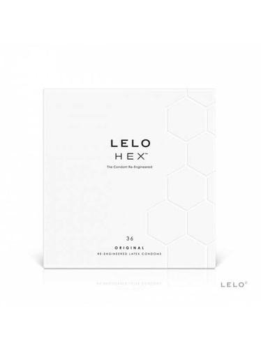 Lelo Hex Original - prezerwatywy lateksowe mega wytrzymałe i cienkie  (36 szt.)