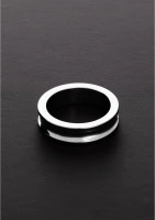 Steel pierścień stalowy 15 x 50 mm, zaokrąglone krawędzie