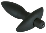 Black Velvets model 13 cm – kompaktowy korek analny z wibracją i uchwytem