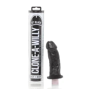 Clone-A-Willy Kit Black zestaw do tworzenia repliki z wibracją, czarny