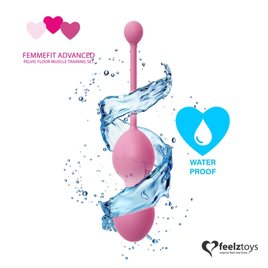 FeelzToys FemmeFit Advanced Set – 3 kulki gejszy o różnej wadze