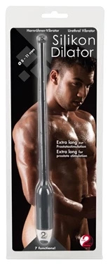 You2Toys silikonowy ekspander cewki moczowej 27 cm z wibracjami, czarny