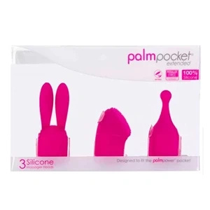 PalmPower PalmPocket Extended – zestaw 3 silikonowych końcówek do masażera