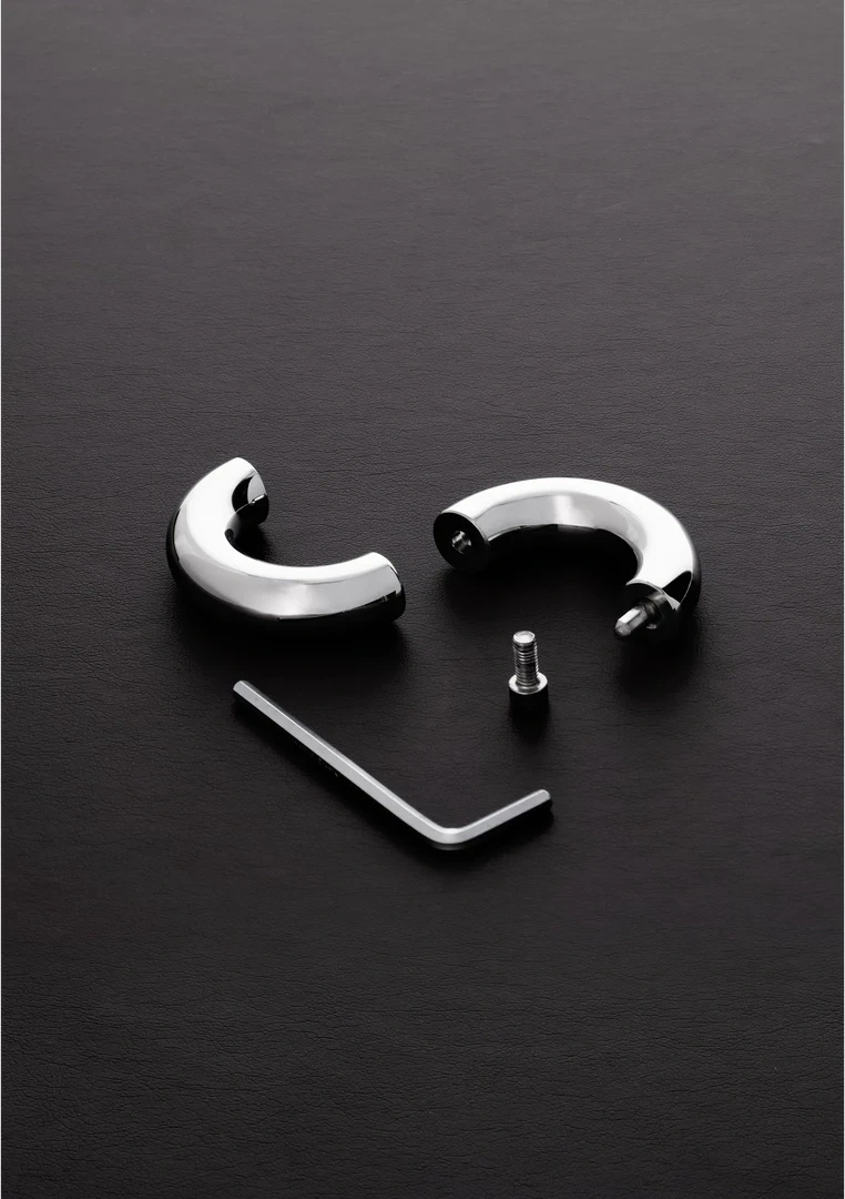 Steel magnetyczny pierścień dwuczęściowy 1,5 cm, stal nierdzewna