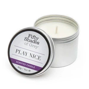 Fifty Shades of Grey Play Nice świeca do masażu waniliowa 90 g