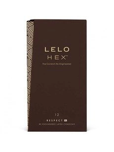 Lelo Hex Respect XL - prezerwatywy lateksowe mega cienkie i powiększane (12 szt.)